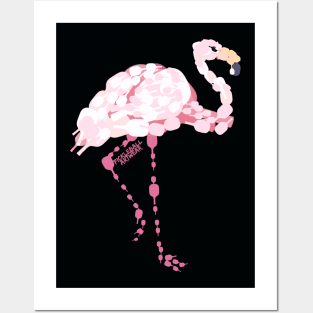 Pickleball Flamingo Posters and Art